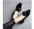 Women Pumps Fashion Shiny Leather