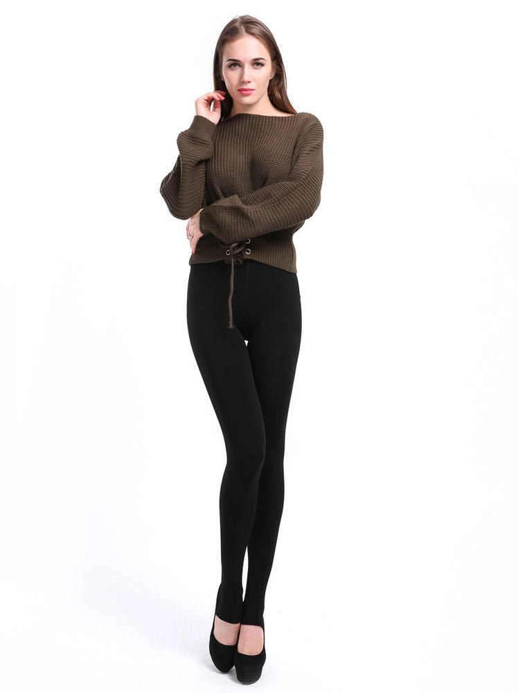 Slim Warm Leggings Thick Elastic Velvet