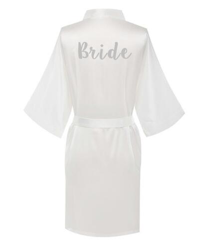 new bride bridesmaid satin robes