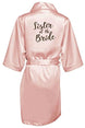 new bride bridesmaid satin robes