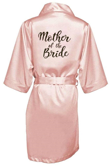 new bride bridesmaid satin robes