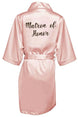 new bride bridesmaid satin robes