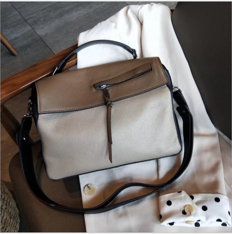 Genuine Leather Women bag crossbody