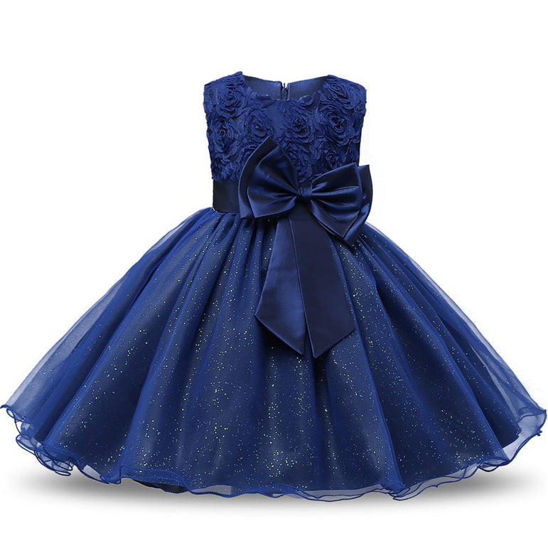 Girls Dress Elegant New Year Princess