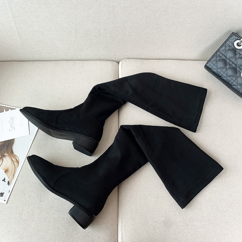 Autumn Winter lady Thigh High Boots