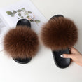 Flip Flop Women Fur Slipper