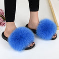 Flip Flop Women Fur Slipper