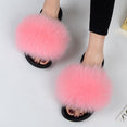 Flip Flop Women Fur Slipper