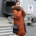 Winter Jacket Women Fur Hooded