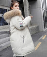 Winter Jacket Women Fur Hooded