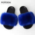 New Fluffy Faux Fur Slides