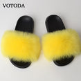 New Fluffy Faux Fur Slides