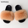 New Fluffy Faux Fur Slides