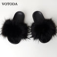 New Fluffy Faux Fur Slides