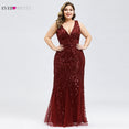 Maxi Evening Long Sequined Dress