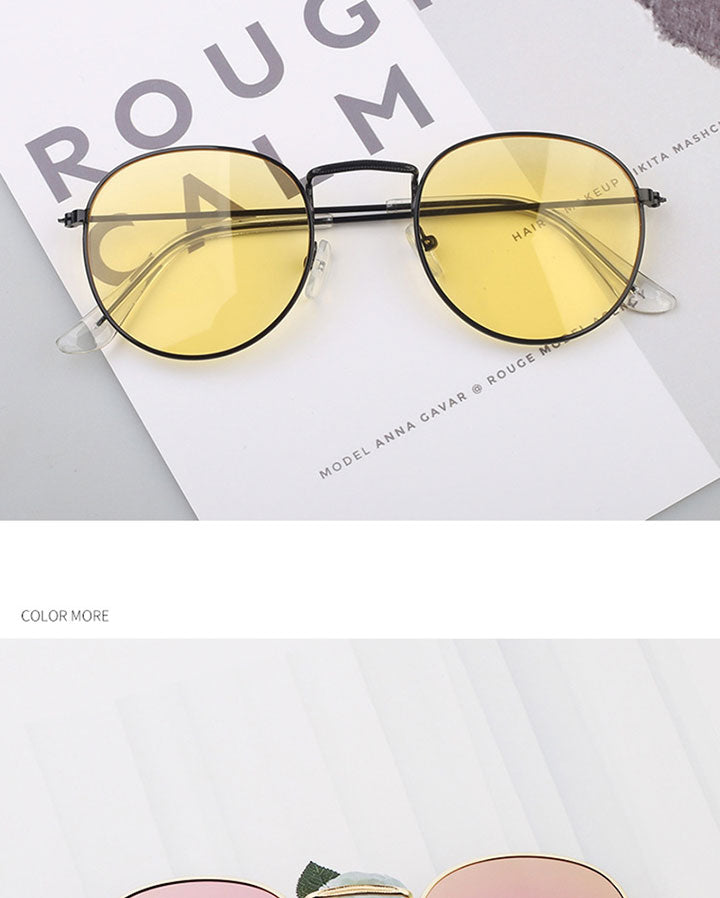 Classic Small Frame Round Sunglasses