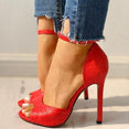 Stiletto Super Peep Toe shoes