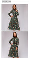 2020 Spring vintage style Midi dress