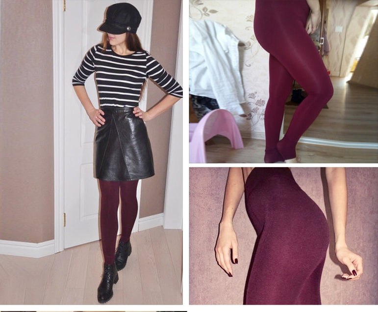 Slim Warm Leggings Thick Elastic Velvet