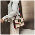 Crocodile Print Flap Bags For Women Leather