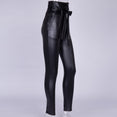 Black Belt High Waist Pencil Pant