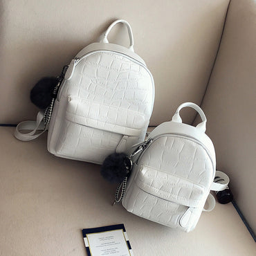 PU Leather Cute Small Backpack