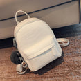 PU Leather Cute Small Backpack