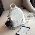 PU Leather Cute Small Backpack