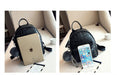 PU Leather Cute Small Backpack