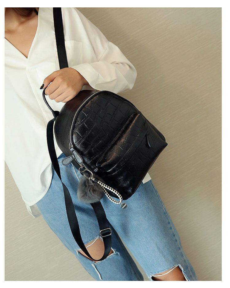 PU Leather Cute Small Backpack