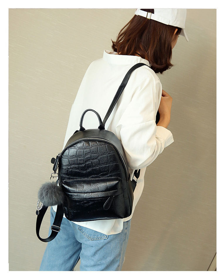 PU Leather Cute Small Backpack