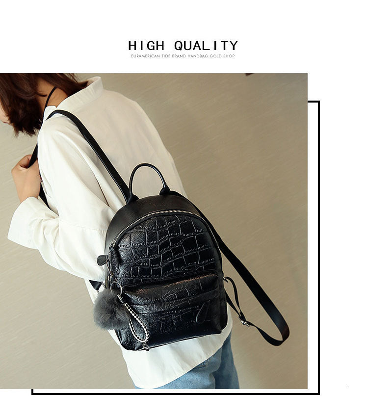 PU Leather Cute Small Backpack