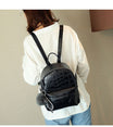 PU Leather Cute Small Backpack