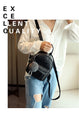 PU Leather Cute Small Backpack