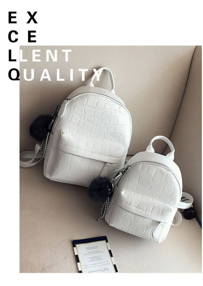 PU Leather Cute Small Backpack