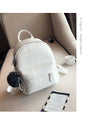 PU Leather Cute Small Backpack