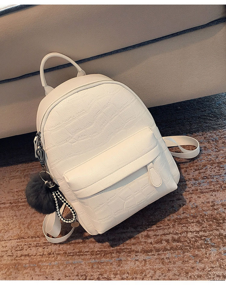 PU Leather Cute Small Backpack