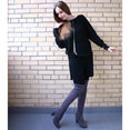 Flock Leather Women Over The Knee Boots