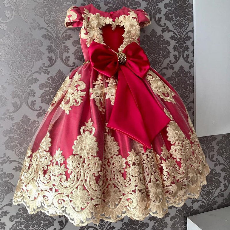 Girls Dress Elegant New Year Princess