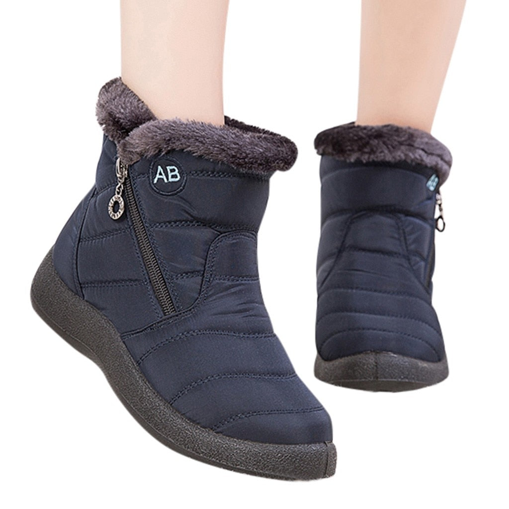 Snow Boots Warm Short Fur Plush Ankle