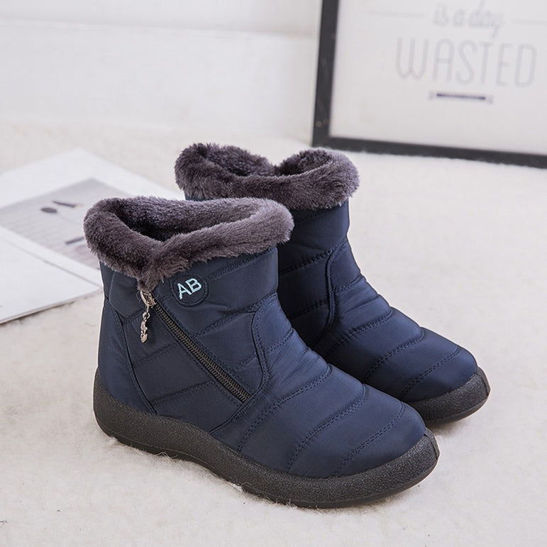 Snow Boots Warm Short Fur Plush Ankle