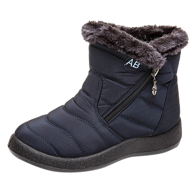 Snow Boots Warm Short Fur Plush Ankle