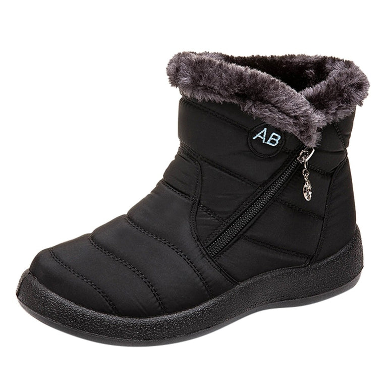 Snow Boots Warm Short Fur Plush Ankle