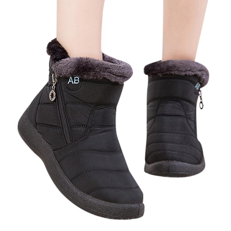 Snow Boots Warm Short Fur Plush Ankle