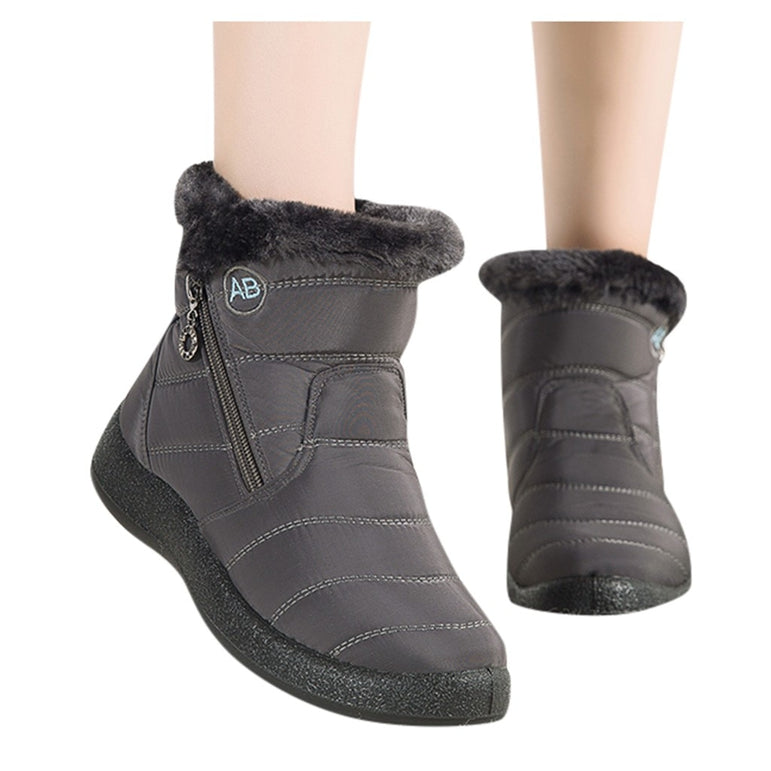 Snow Boots Warm Short Fur Plush Ankle