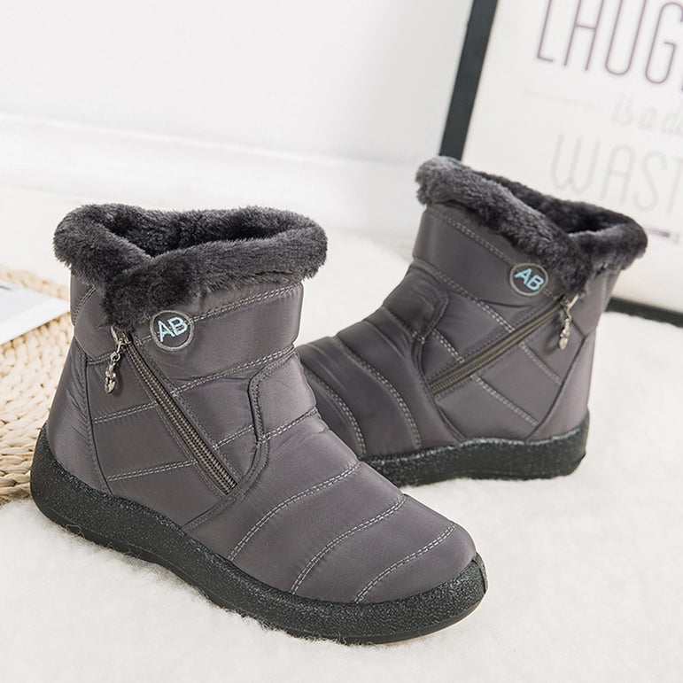 Snow Boots Warm Short Fur Plush Ankle