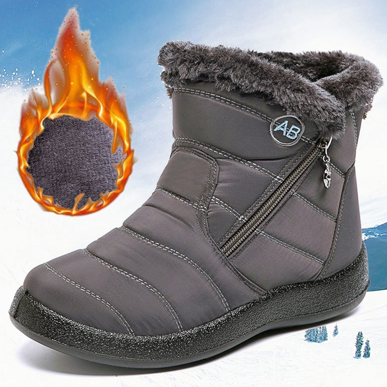 Snow Boots Warm Short Fur Plush Ankle