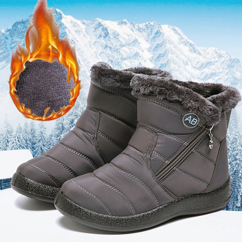 Snow Boots Warm Short Fur Plush Ankle