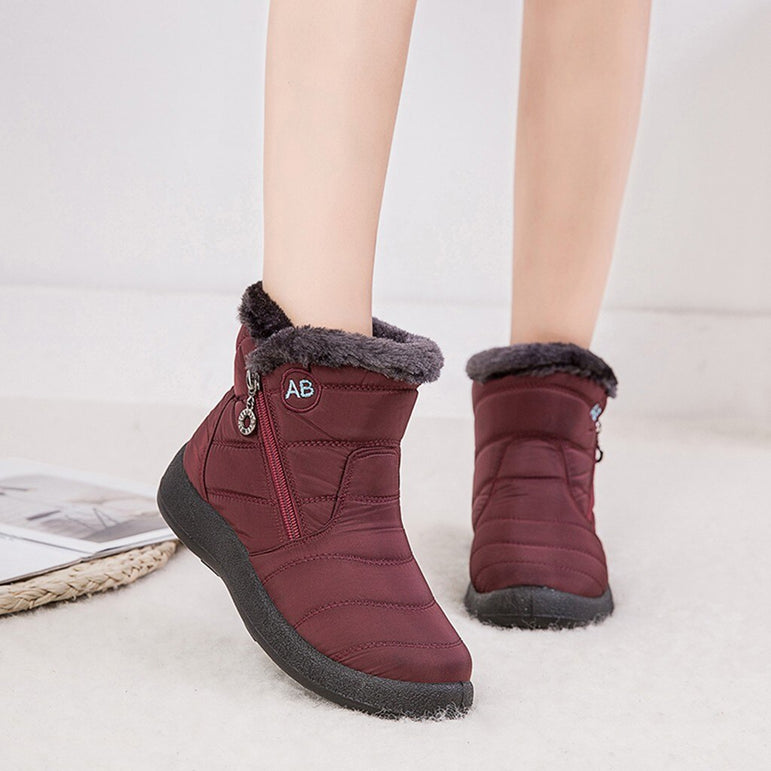 Snow Boots Warm Short Fur Plush Ankle