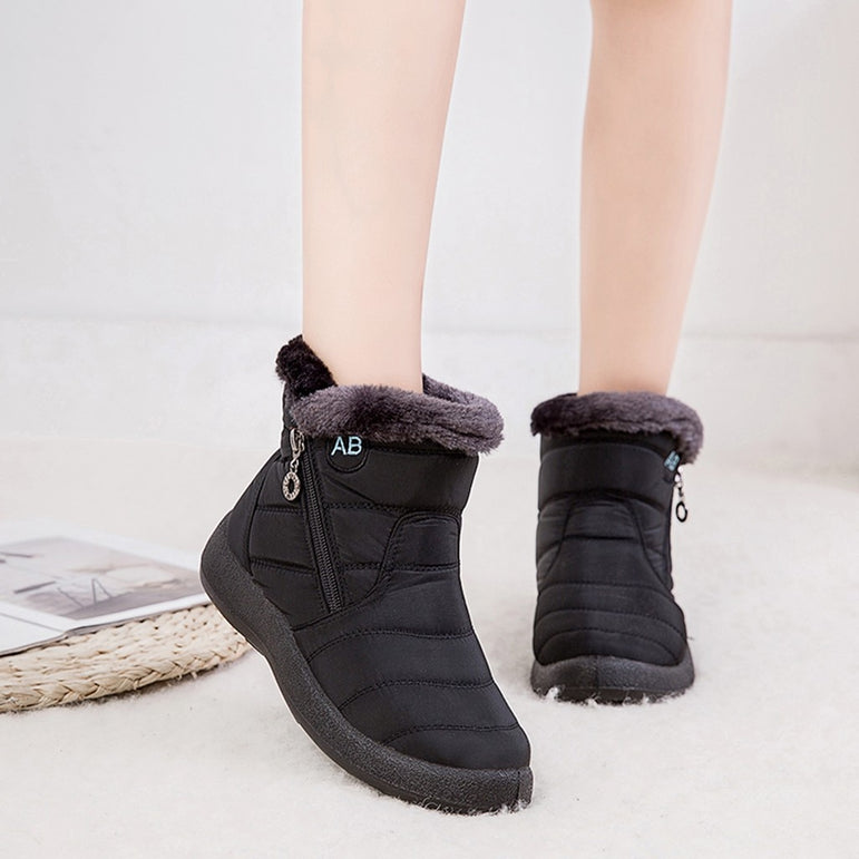 Snow Boots Warm Short Fur Plush Ankle